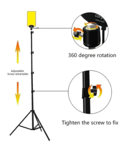 مشخصات فنی چراغ کمپینگ کانپکس مدل FR-21 COB/RF با سه پایه