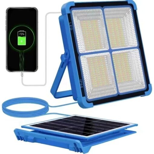 پروژکتور شارژی خورشیدی 200 وات مدل BL-911