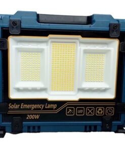 چراغ پروژکتور شارژی خورشیدی 200 وات مدل W8121-1