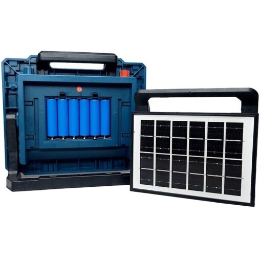 چراغ پروژکتور شارژی خورشیدی 200 وات مدل W8121-1
