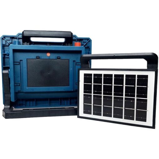 چراغ پروژکتور شارژی خورشیدی 200 وات مدل W8121-1